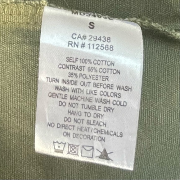 Miss Me Green Hooded Utility Jacket Size S - Picture 13 of 14